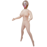 Hussy Lulu Standing Position Inflatable Sex Doll With 3 Holes Love Dolls